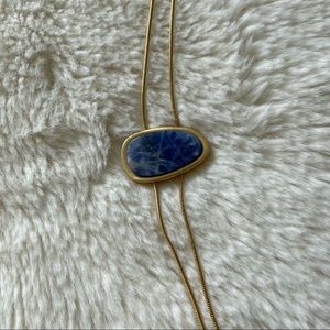 Madewell Blue Pendant Necklace